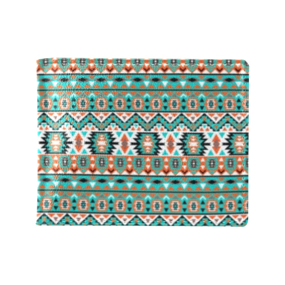 Indian Navajo Ethnic Themed Design Print Men's ID Card Wallet