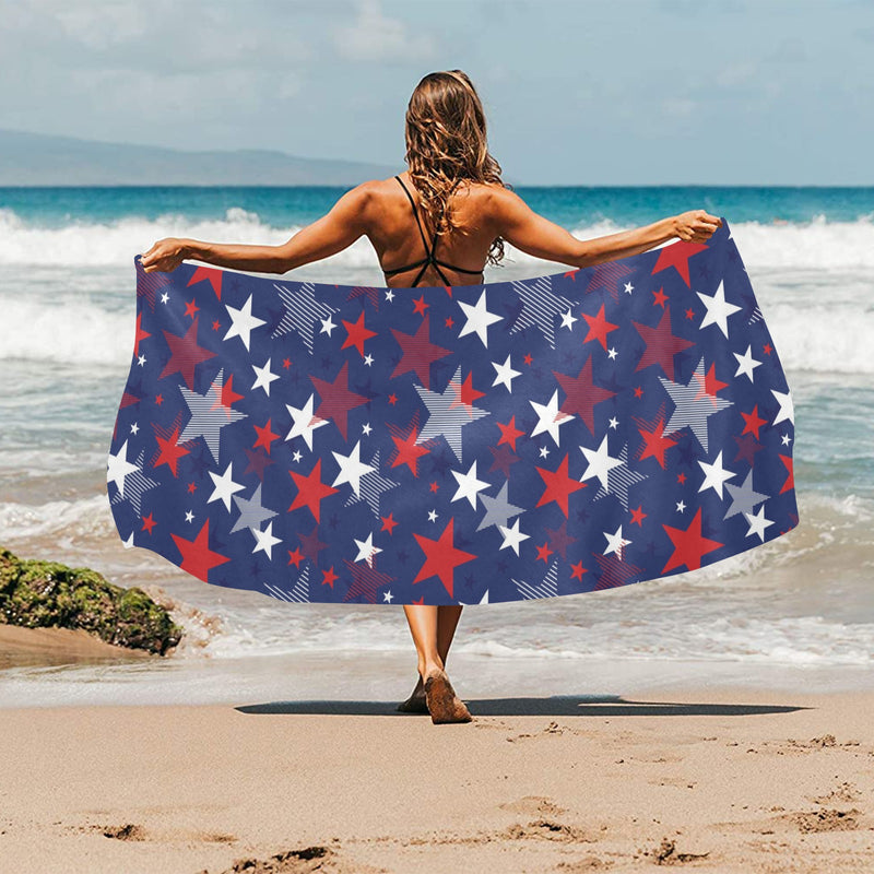 Star Print Design LKS304 Beach Towel 32" x 71"