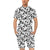 Yin Yang Print Design LKS302 Men's Romper