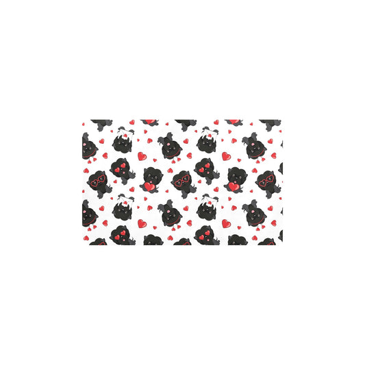 Affenpinscher Pattern Print Design 01 Kitchen Mat