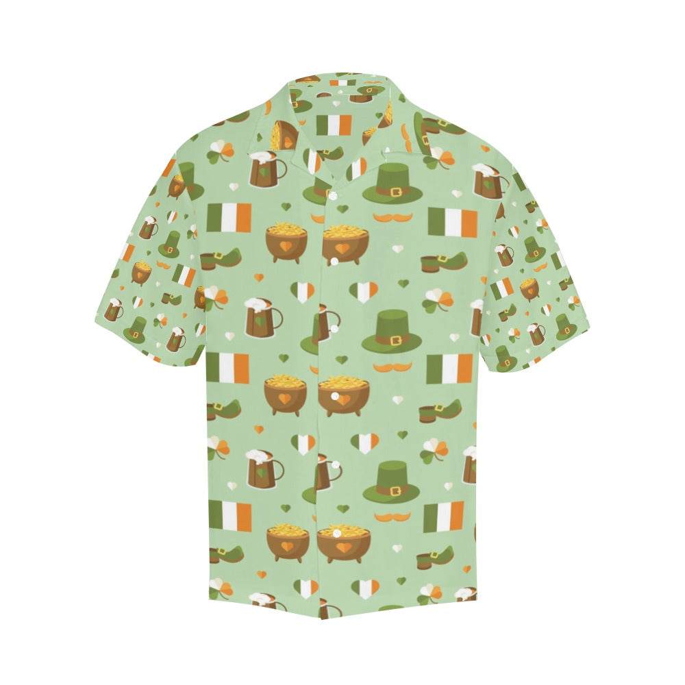 St Patricks Day Print Design LKS302 Men's Hawaiian Shirt