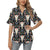 Buffalo Head Boho Style Pattern Print Design 01 Women's Hawaiian Shirt