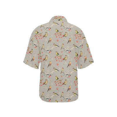 Birds Pattern Print Design 03 Women's Hawaiian Shirt