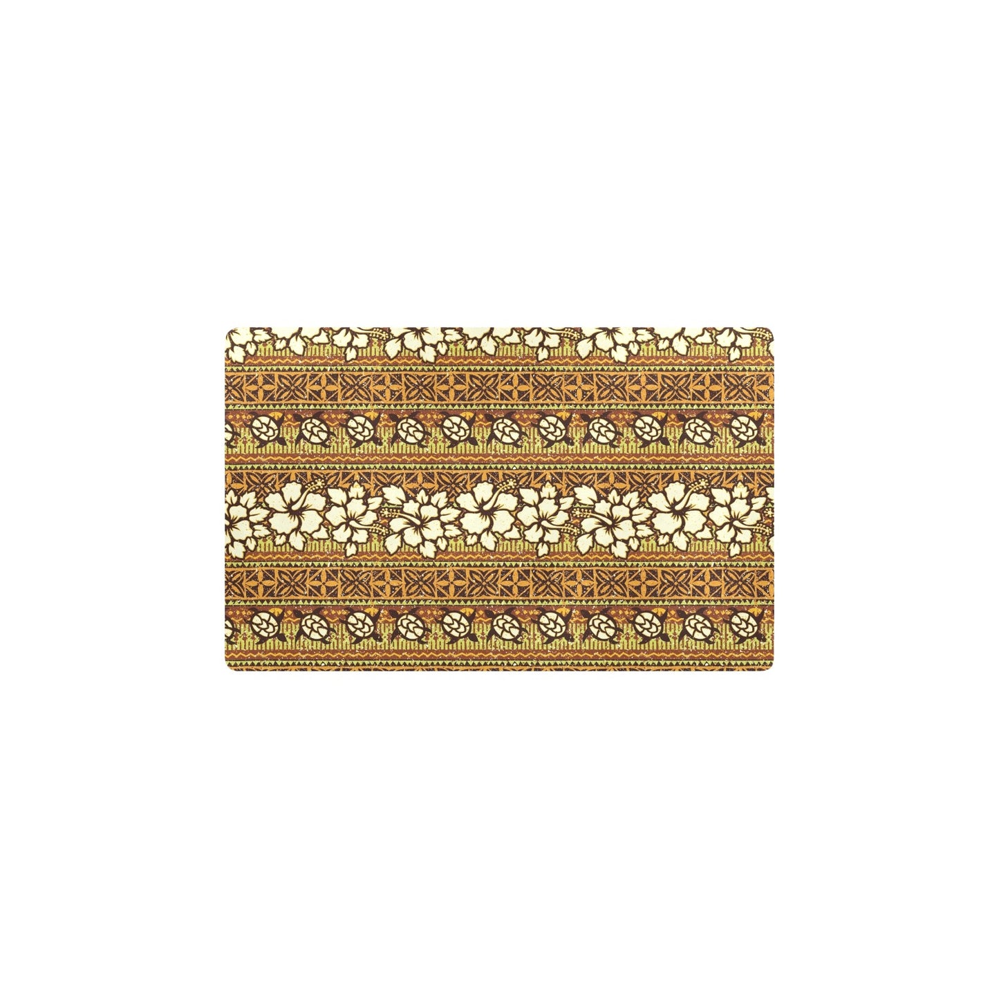 Hawaiian Themed Pattern Print Design H015 Kitchen Mat