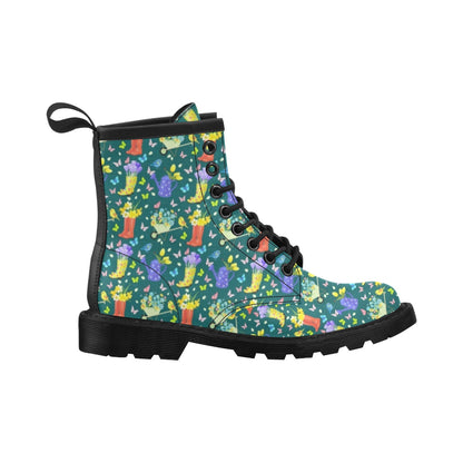 Gardening Pattern Print Design G08 Women's Boots