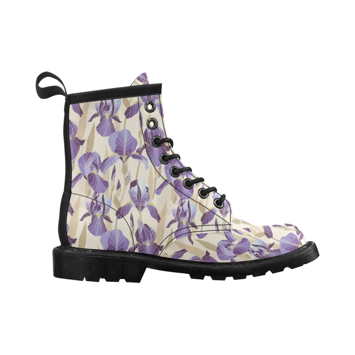 Iris Pattern Print Design IR02 Women's Boots