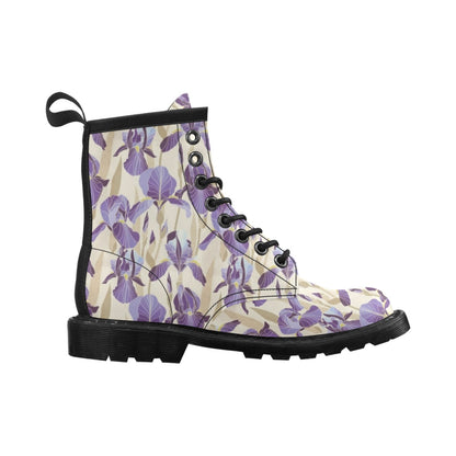 Iris Pattern Print Design IR02 Women's Boots