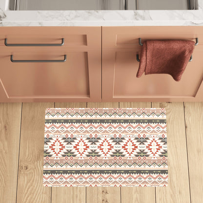 Aztec Pattern Print Design 05 Kitchen Mat