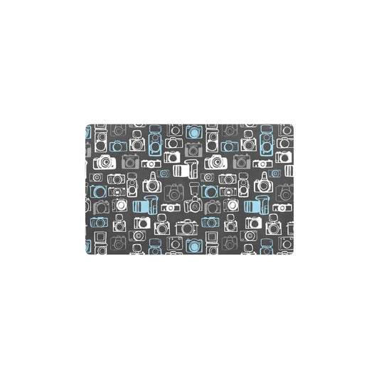 Camera Pattern Print Design 04 Kitchen Mat