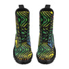 Rainbow Zebra Themed Print Women's Boots