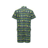 Cactus Pattern Print Design 07 Men's Romper