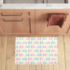 Elephant Baby Pastel Print Pattern Kitchen Mat