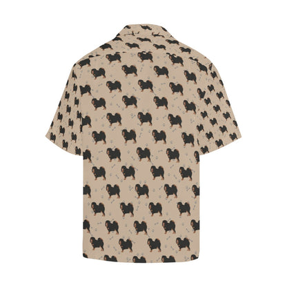 Tibetan Mastiffs Print Design LKS301 Men's Hawaiian Shirt