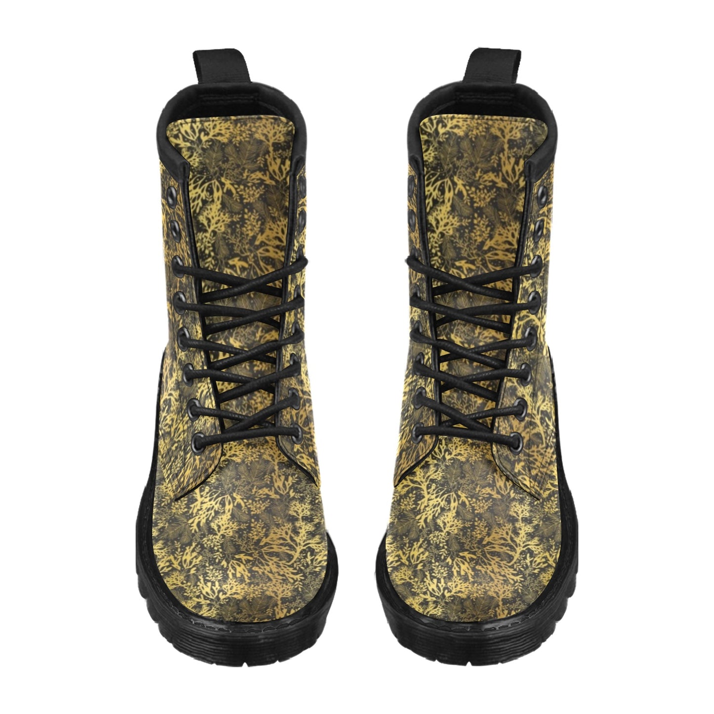 Seaweed Print Design LKS303 Women's Boots