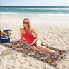 Sugar Skull Print Design LKS306 Beach Towel 32" x 71"