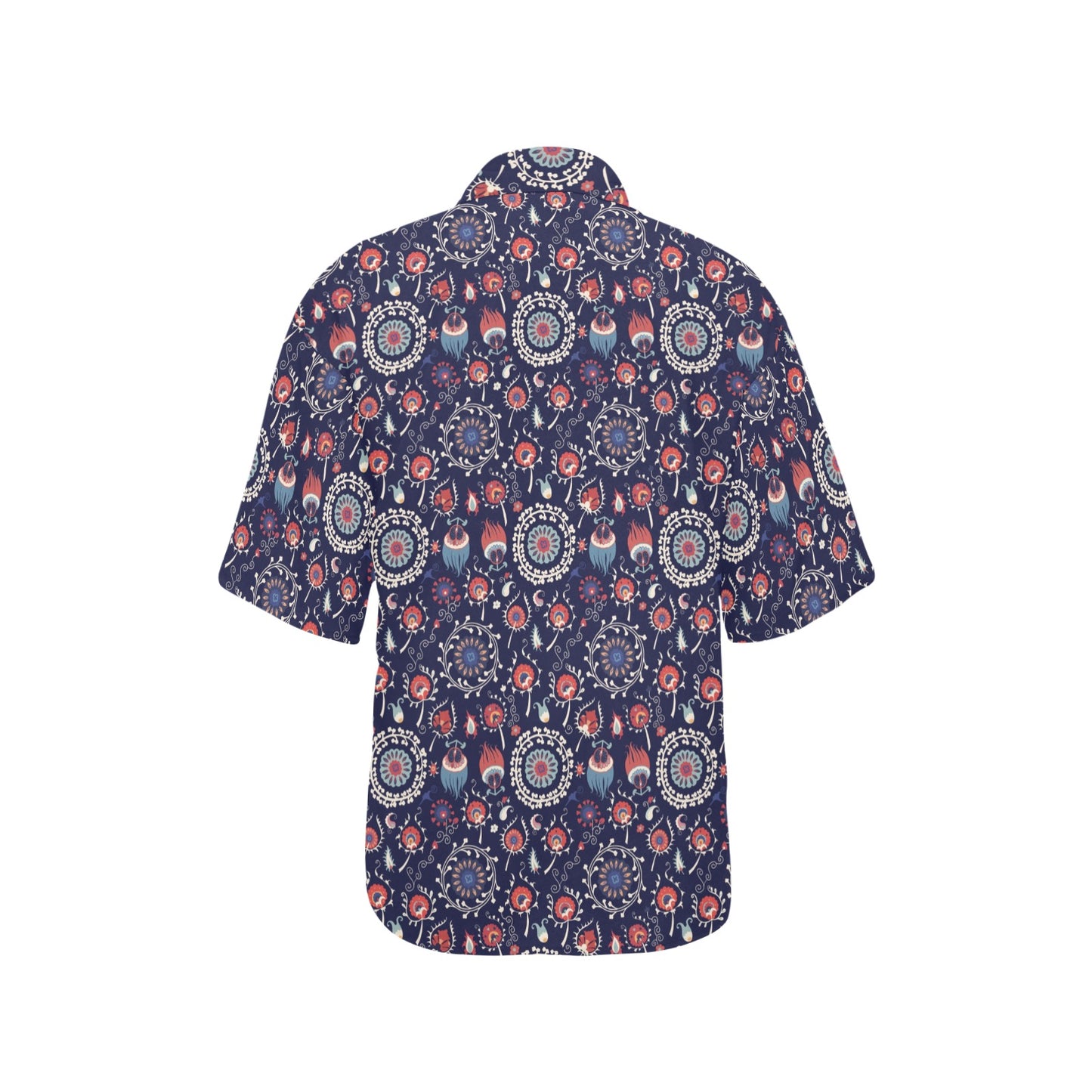 Suzani Print Design LKS305 Women's Hawaiian Shirt