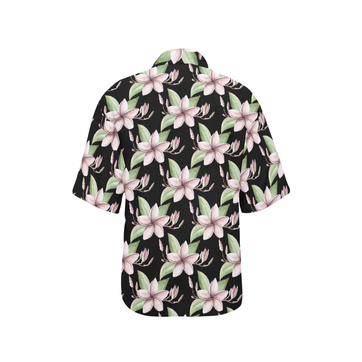 Plumeria Pattern Print Design PM02 Women's Hawaiian Shirt