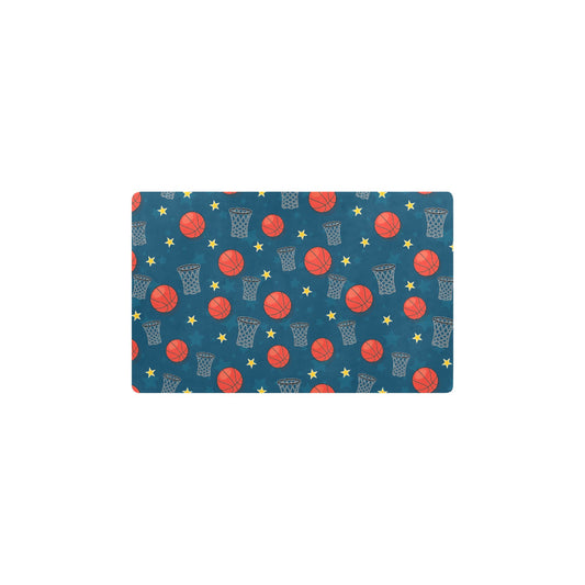 Basketball Classic Print Pattern Kitchen Mat