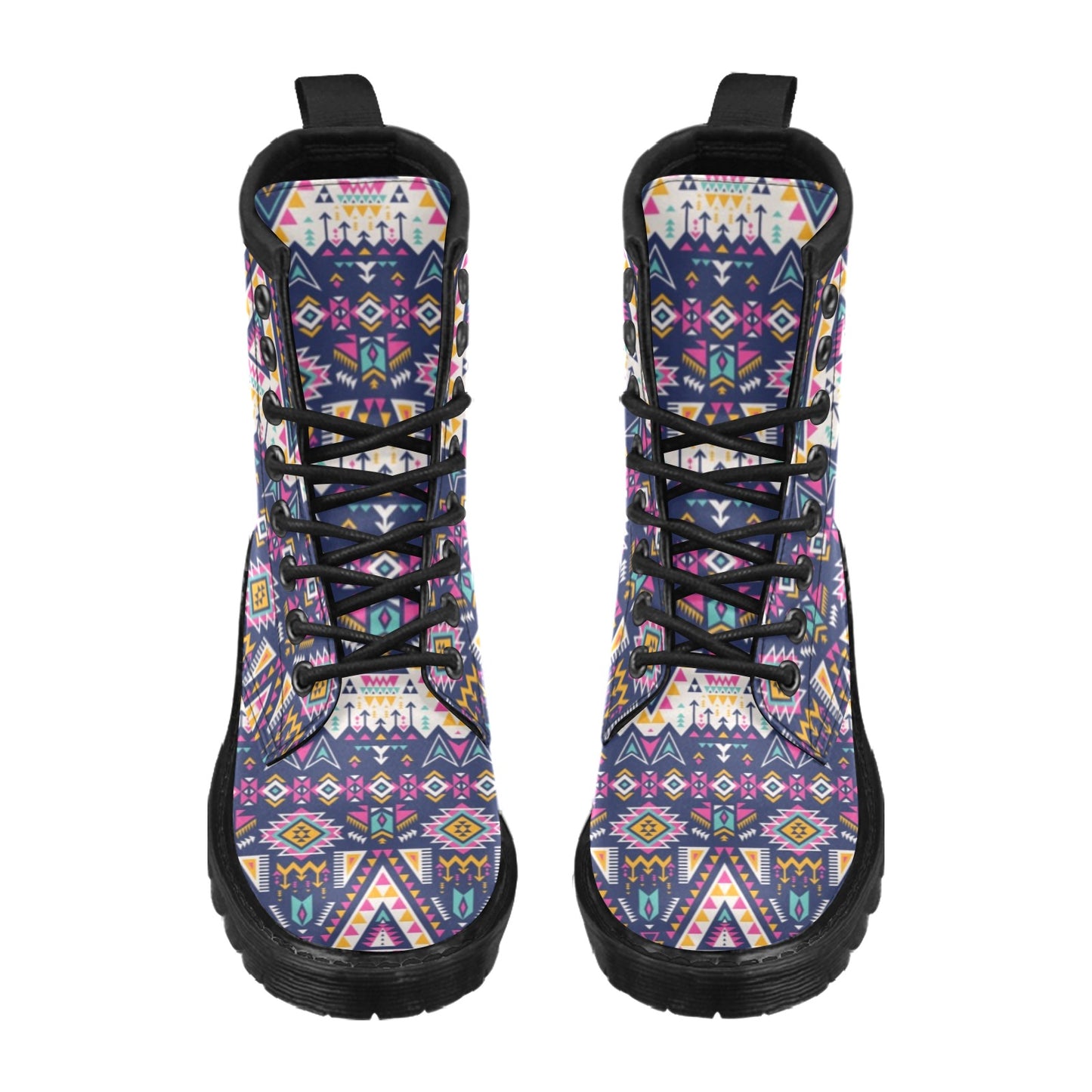 Pink Tribal Aztec native american Women's Boots
