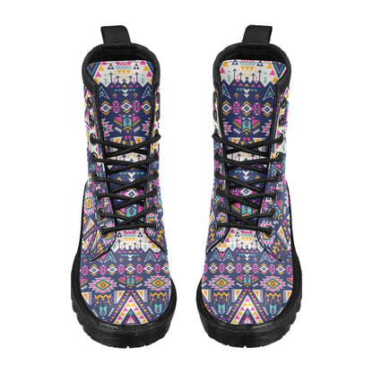 Pink Tribal Aztec native american Women's Boots