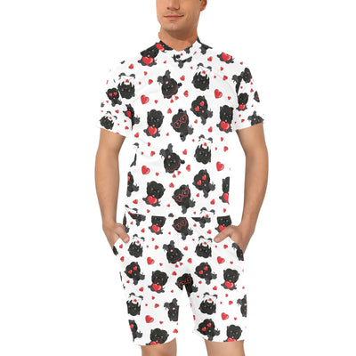 Affenpinscher Pattern Print Design 01 Men's Romper