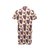 Rooster Pattern Print Design A03 Men's Romper