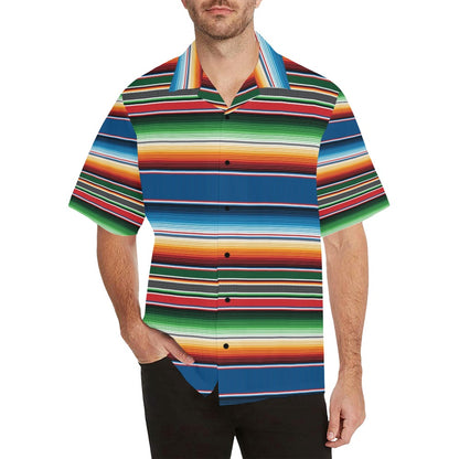 Serape Print Design LKS303 Men's Hawaiian Shirt
