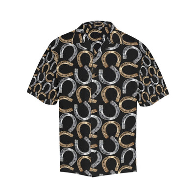 Horseshoe Print Design LKS305 Men's Hawaiian Shirt