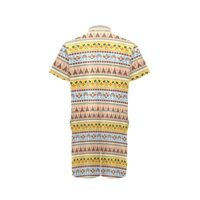 Native American Pattern Design Print Men's Romper