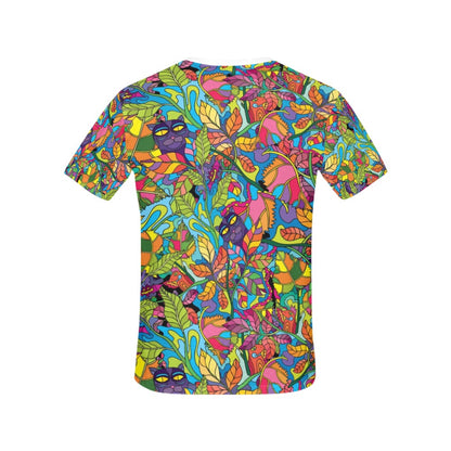 Trippy Print Design LKS301 Women's  T-shirt