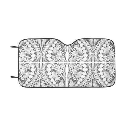 Samoan Style Print Design LKS301 Car front Windshield Sun Shade