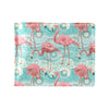 Flamingo Background Themed Print Men's ID Card Wallet