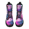 Galaxy Night Purple Space Print Women's Boots