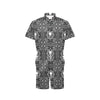 Bandana Skull Print Design LKS303 Men's Romper