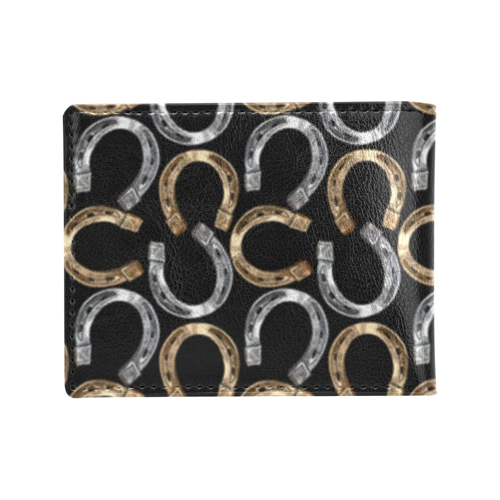 Horseshoe Print Design LKS305 Men's ID Card Wallet