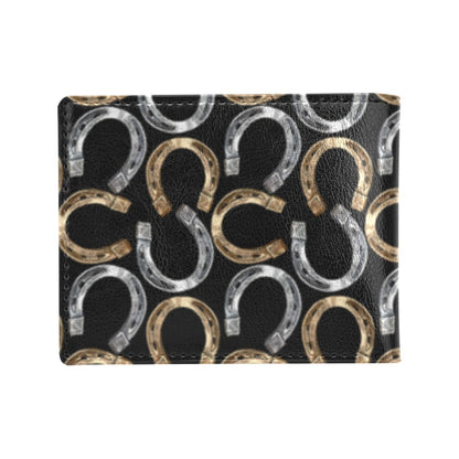 Horseshoe Print Design LKS305 Men's ID Card Wallet