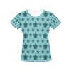 Sea Turtle Print Design LKS305 Women's  T-shirt