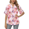 Bird Of Paradise Pattern Print Design BOP011 Women's Hawaiian Shirt