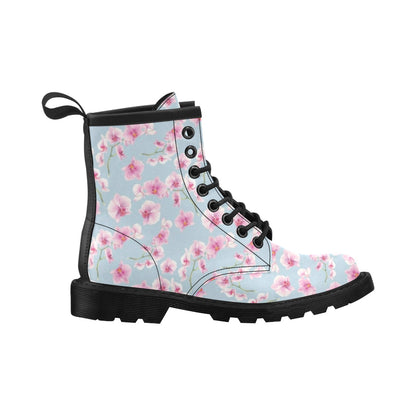 Orchid Pink Pattern Print Design OR01 Women's Boots