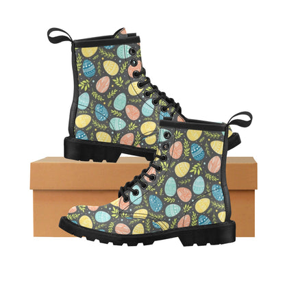 Easter Eggs Pattern Print Design RB01 Women's Boots
