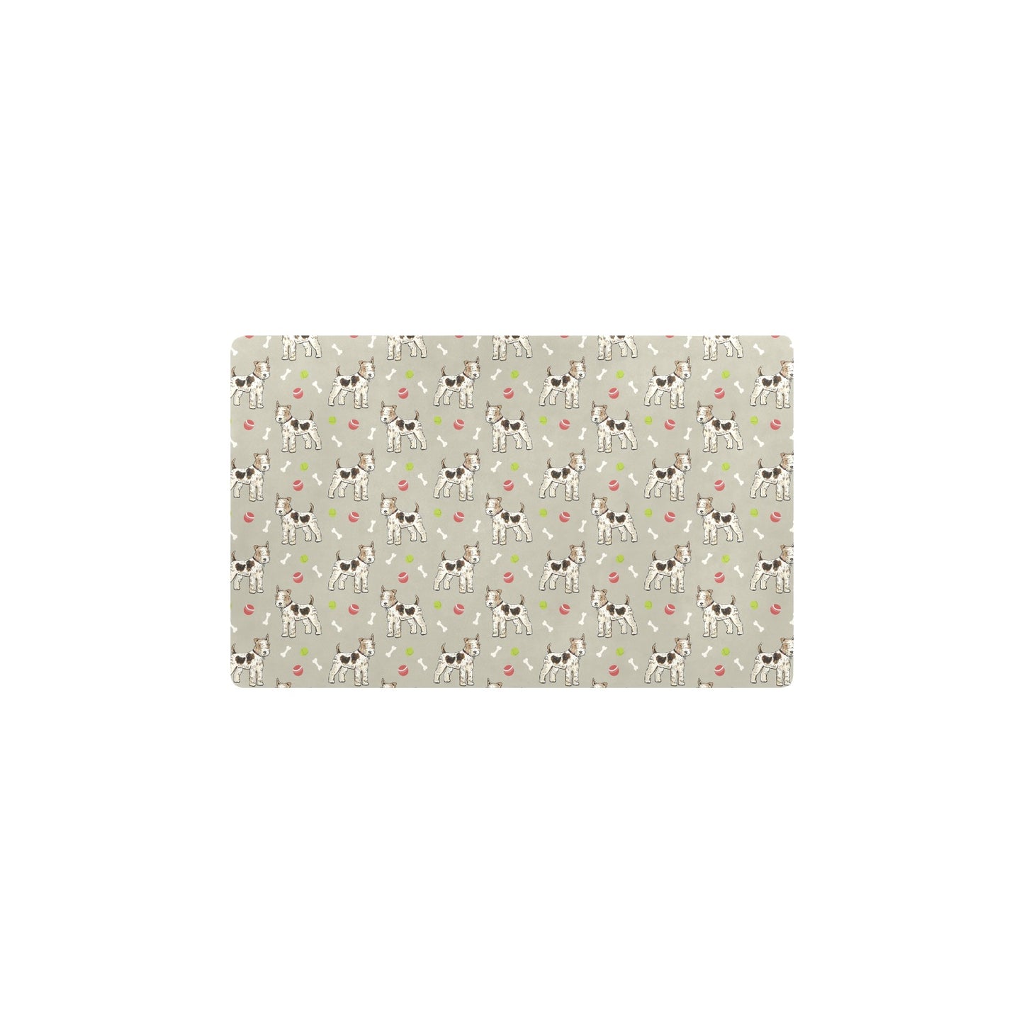 Toy Fox Terriers Print Design LKS301 Kitchen Mat