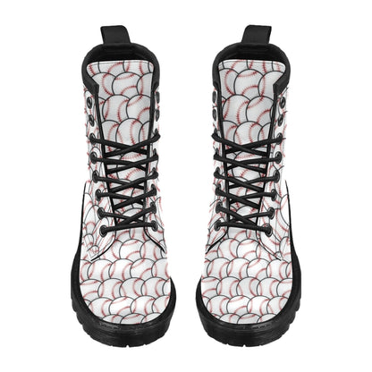 Baseball Pattern Women's Boots