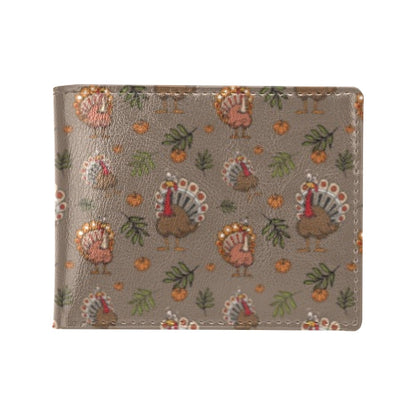 Thanksgiving Print Design LKS306 Men's ID Card Wallet