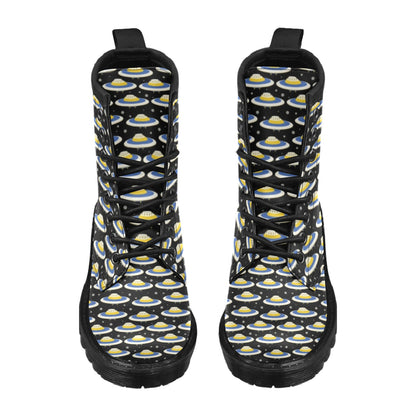 UFO Print Design LKS303 Women's Boots