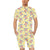 Sea Turtle Pattern Print Design T06 Men's Romper