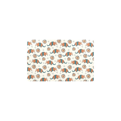 Armadillo Pattern Print Design 02 Kitchen Mat