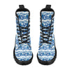 Wave Print Design LKS303 Women's Boots