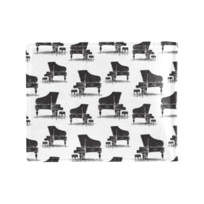Piano Print Design LKS401 Men's ID Card Wallet