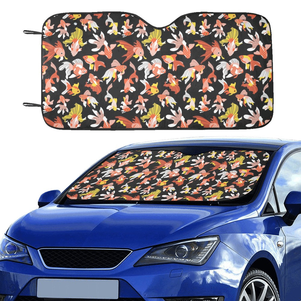Goldfish Print Design LKS401 Car front Windshield Sun Shade