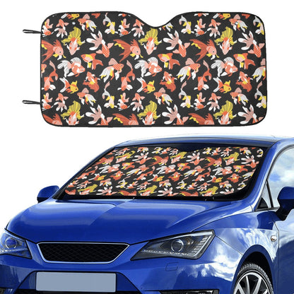Goldfish Print Design LKS401 Car front Windshield Sun Shade